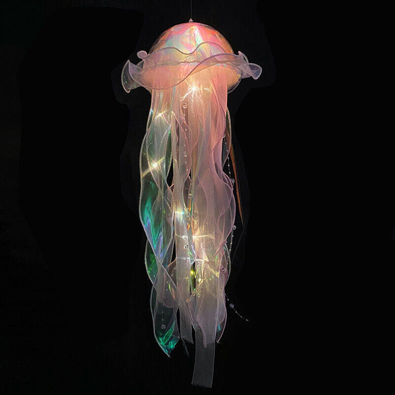 Hanging Jellyfish LED Decorative Lamp DIY Party Backdrop Decor