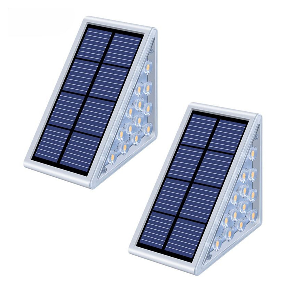 RGB Step Lights for Outdoor Decks and Stairs Solar-Powered