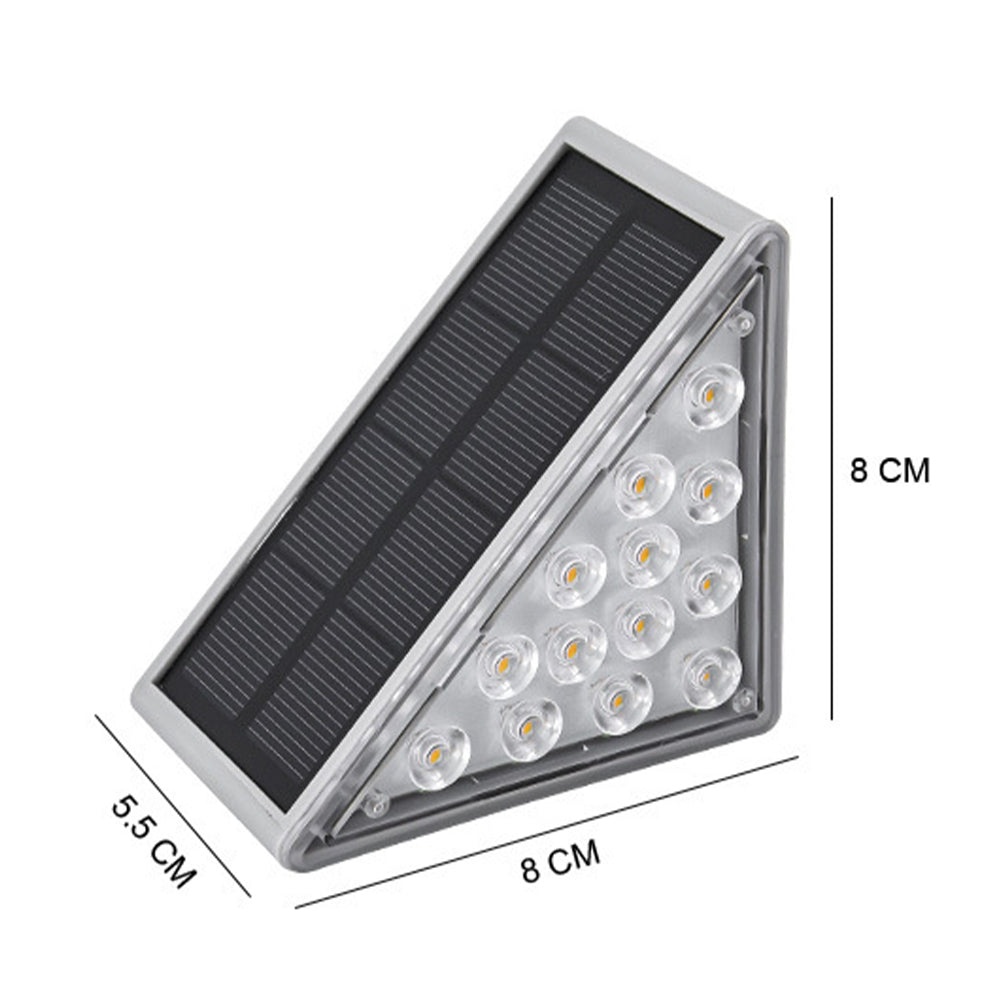 RGB Step Lights for Outdoor Decks and Stairs Solar-Powered