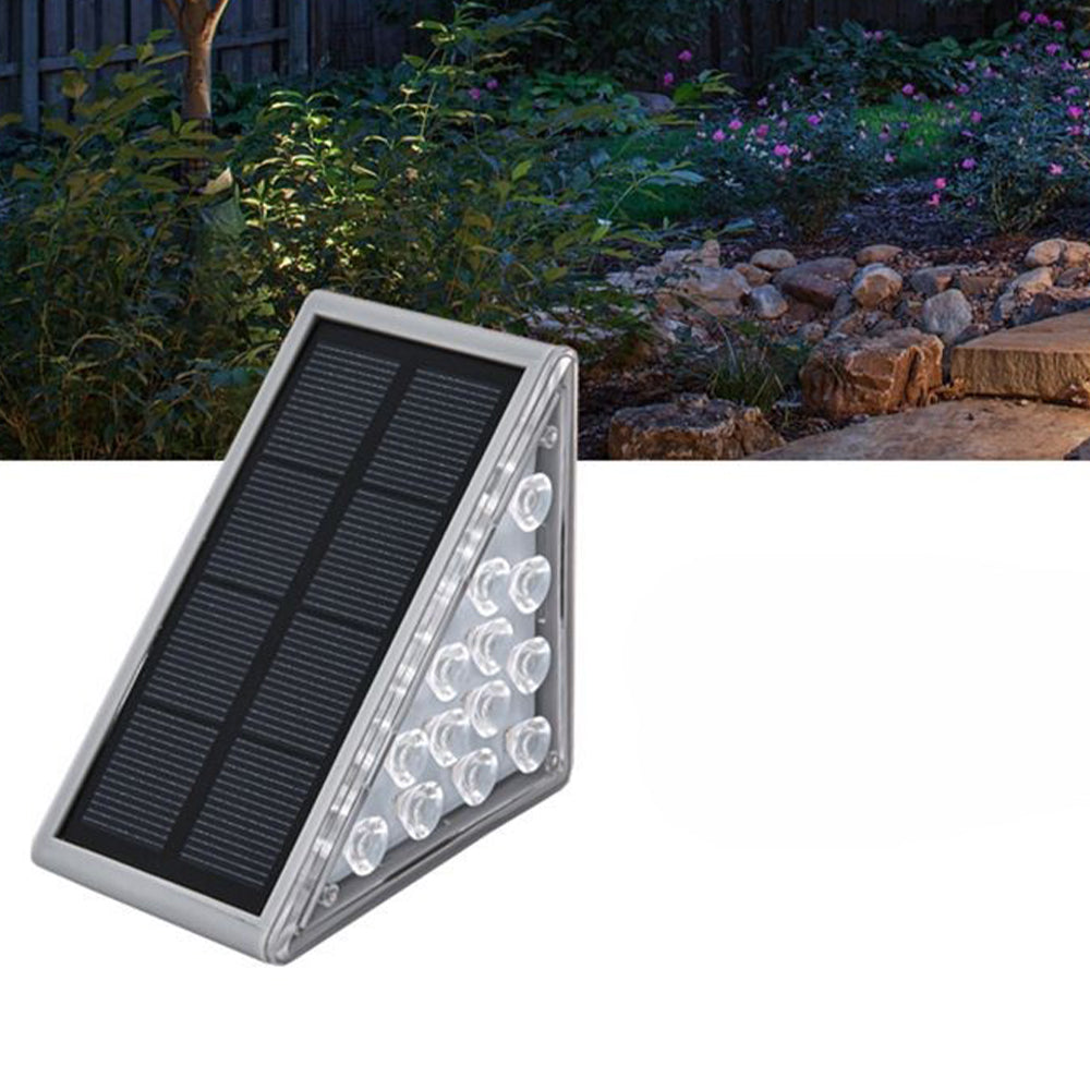 RGB Step Lights for Outdoor Decks and Stairs Solar-Powered