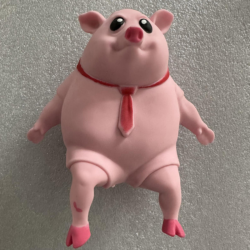 Stress Relief Animal Toy Figure Stretchable Decompression Toy Pig