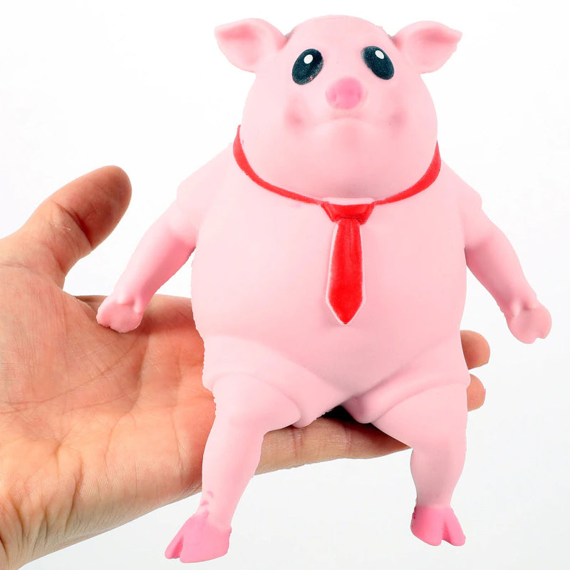Stress Relief Animal Toy Figure Stretchable Decompression Toy Pig