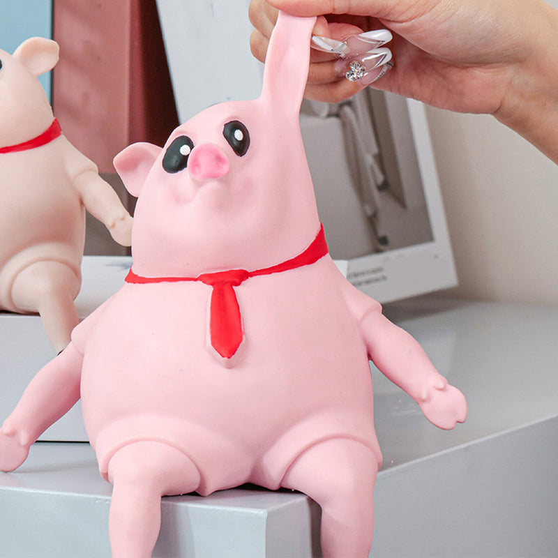 Stress Relief Animal Toy Figure Stretchable Decompression Toy Pig
