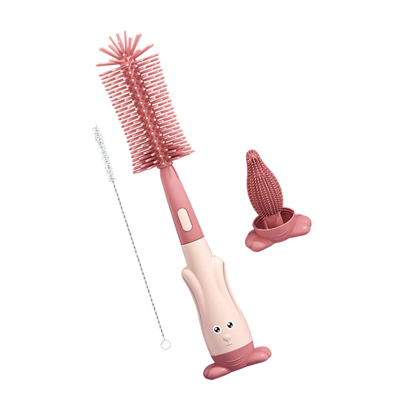 3 in 1 Silicone Bottle and Teat Cleaning Brush