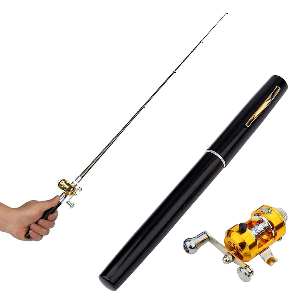Mini Portable Pocket Pen Telescopic Fishing Rod Kit