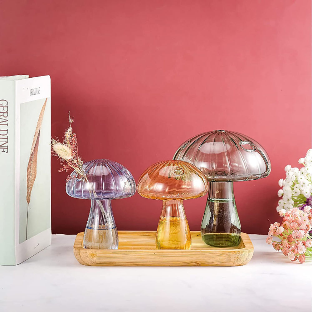 Mushroom-Shaped Hydroponic Plant Vase
