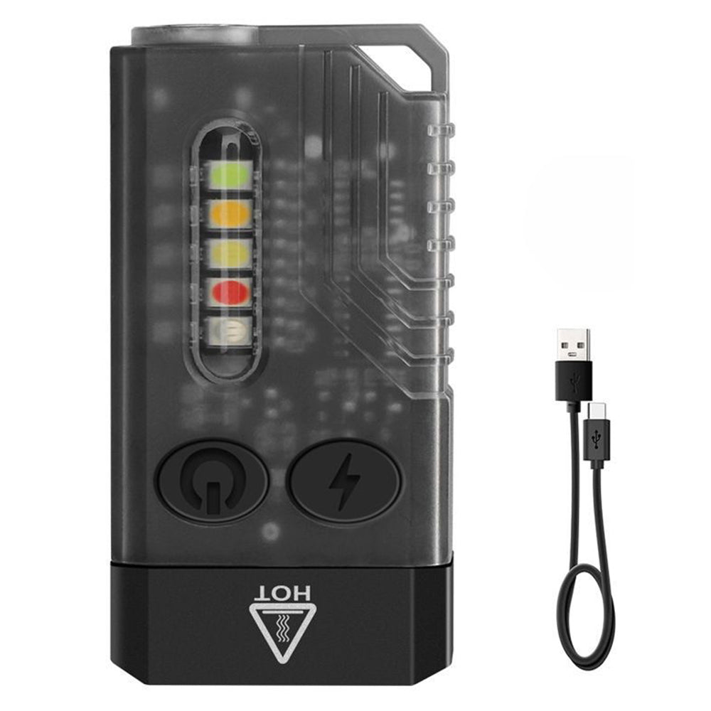 Super Bright EDC Keychain Flashlight USB -Rechargeable