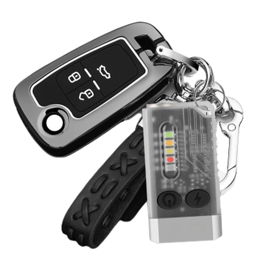 Super Bright EDC Keychain Flashlight USB -Rechargeable