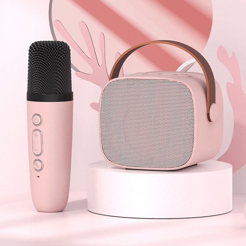 Portable Karaoke Speaker Machine with 6 Sound Effects- USB Charging