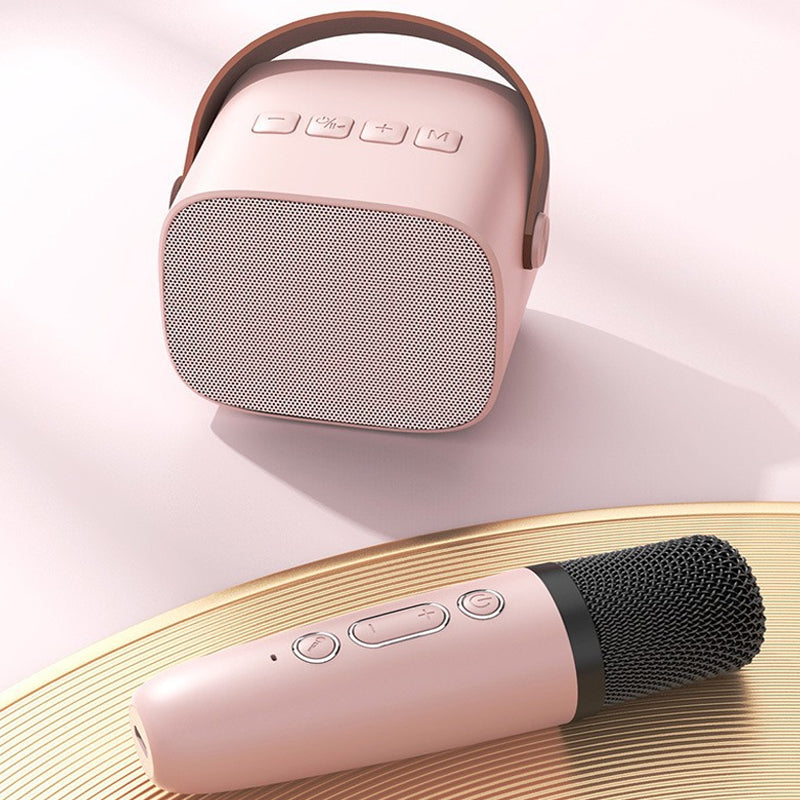Portable Karaoke Speaker Machine with 6 Sound Effects- USB Charging