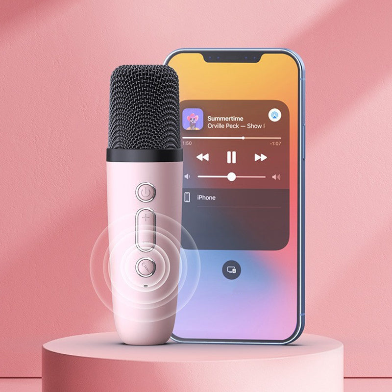 Portable Karaoke Speaker Machine with 6 Sound Effects- USB Charging