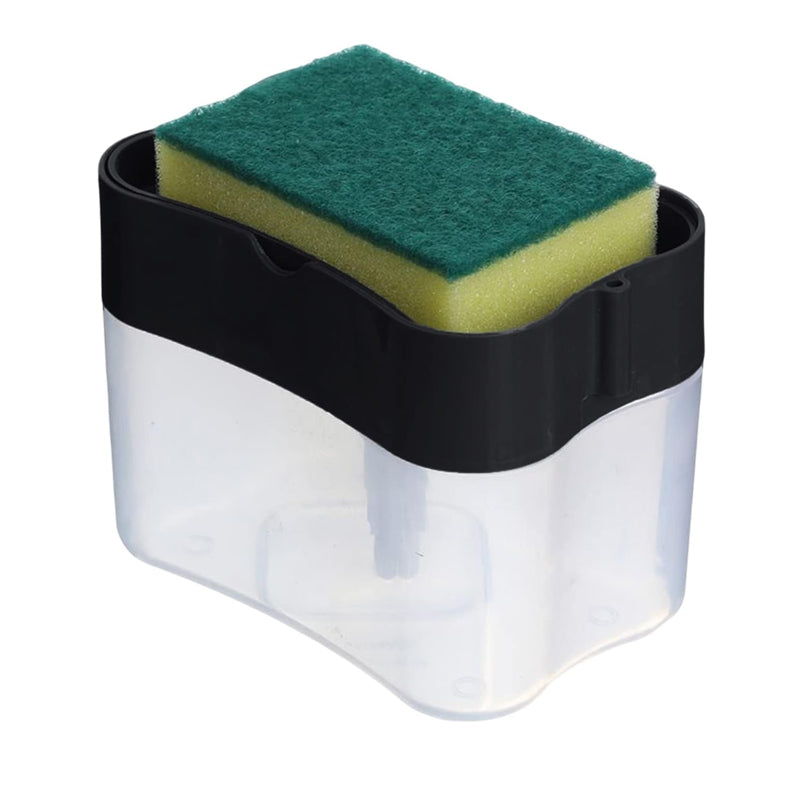 Soap Dispenser Instant Refill Dishwashing Soap Pump and Sponge Holder