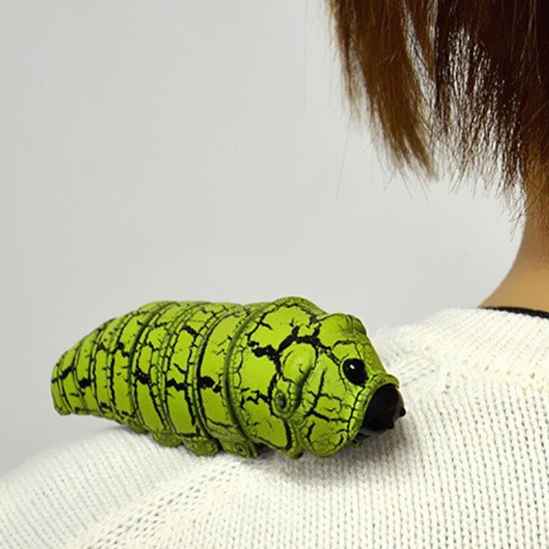 Remote Controlled Infrared Sensor Caterpillar Children’s Insect Toy