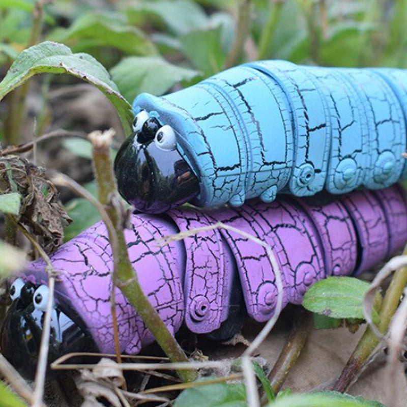 Remote Controlled Infrared Sensor Caterpillar Children’s Insect Toy