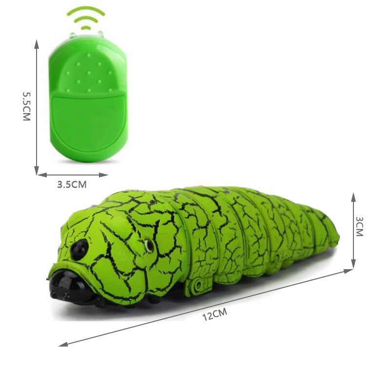 Remote Controlled Infrared Sensor Caterpillar Children’s Insect Toy