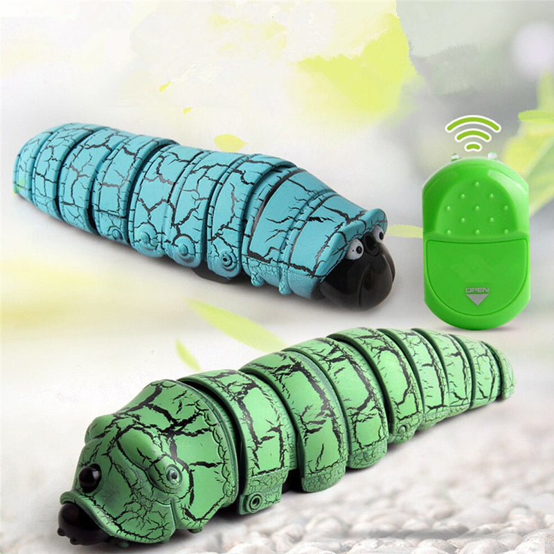 Remote Controlled Infrared Sensor Caterpillar Children’s Insect Toy
