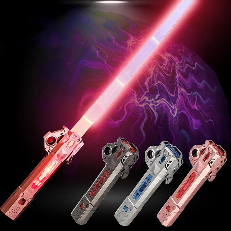 7 Colors Retractable Luminous Glowing Lighting Sword- USB Charging