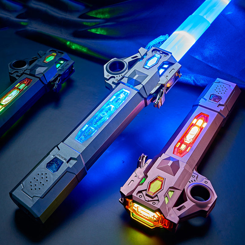 7 Colors Retractable Luminous Glowing Lighting Sword- USB Charging