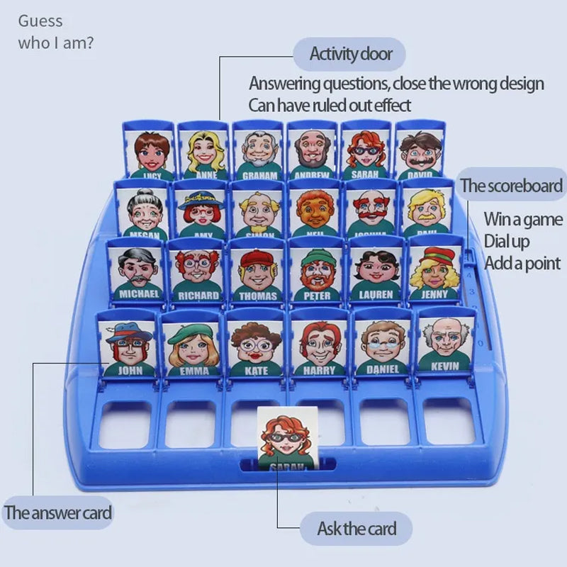 Who is It Family Guessing Game Interactive Educational Children’s Toy