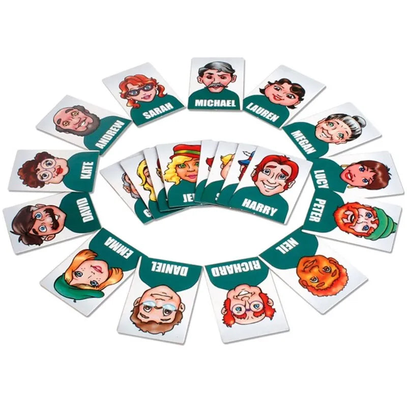 Who is It Family Guessing Game Interactive Educational Children’s Toy