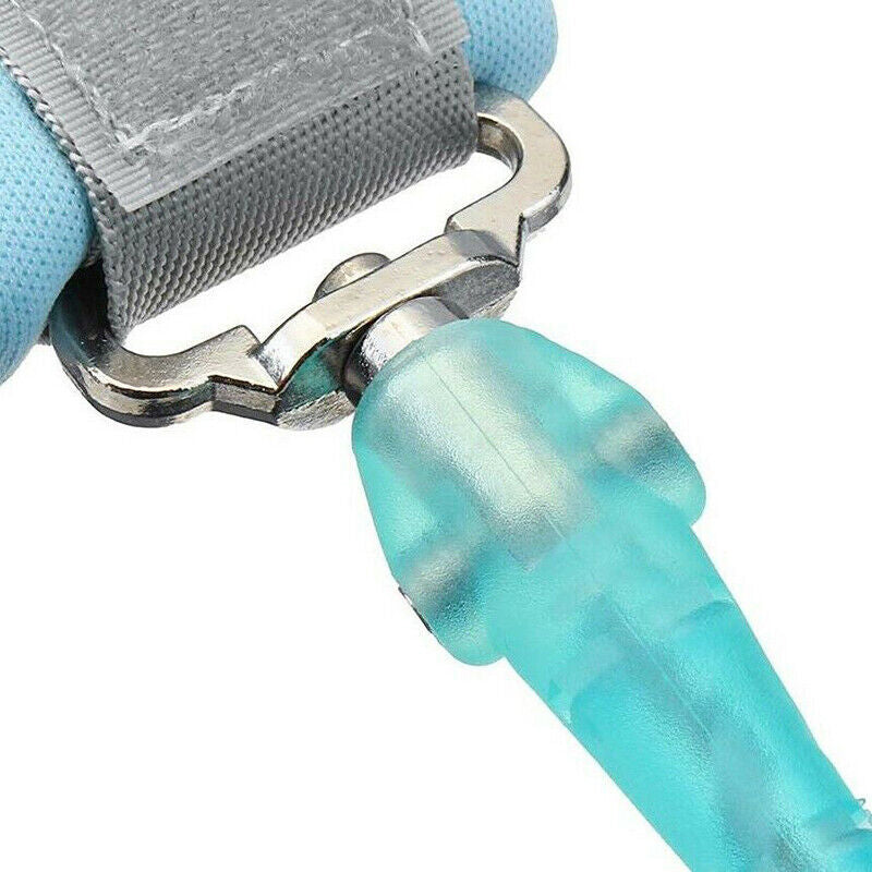 Anti-Lost Children and Parent Linking Wrist Band Coiled Walking Harness