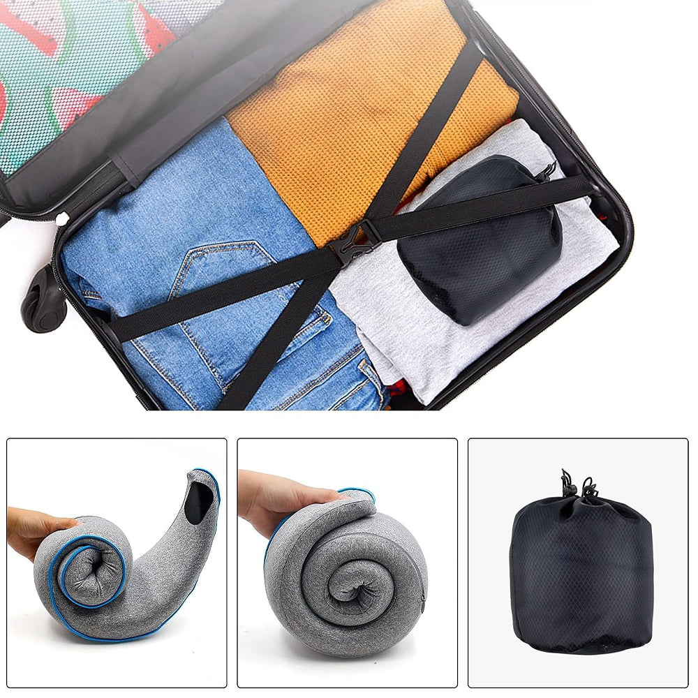 Adjustable 360° Support Travel Neck Pillow for Sleep and Rest