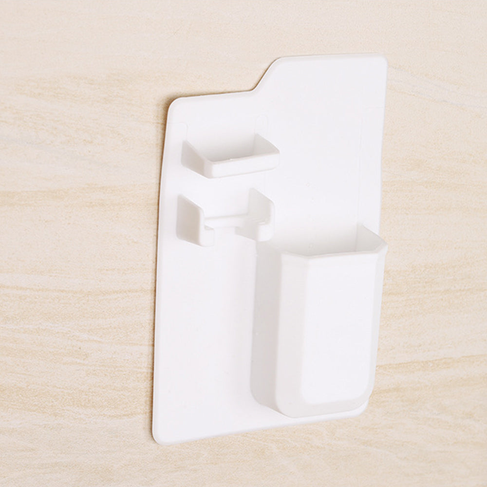Silicone Toothbrush Holder Wall Mounted Bathroom with Acrylic Mirror