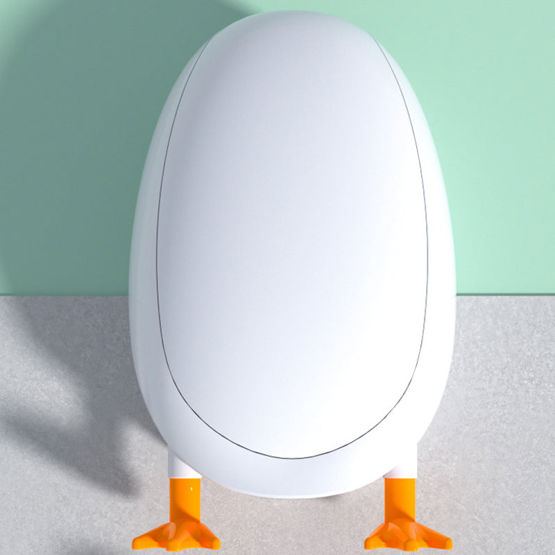 Wall Mounted Diving Duck Style Toilet Cleaning Brush with Base
