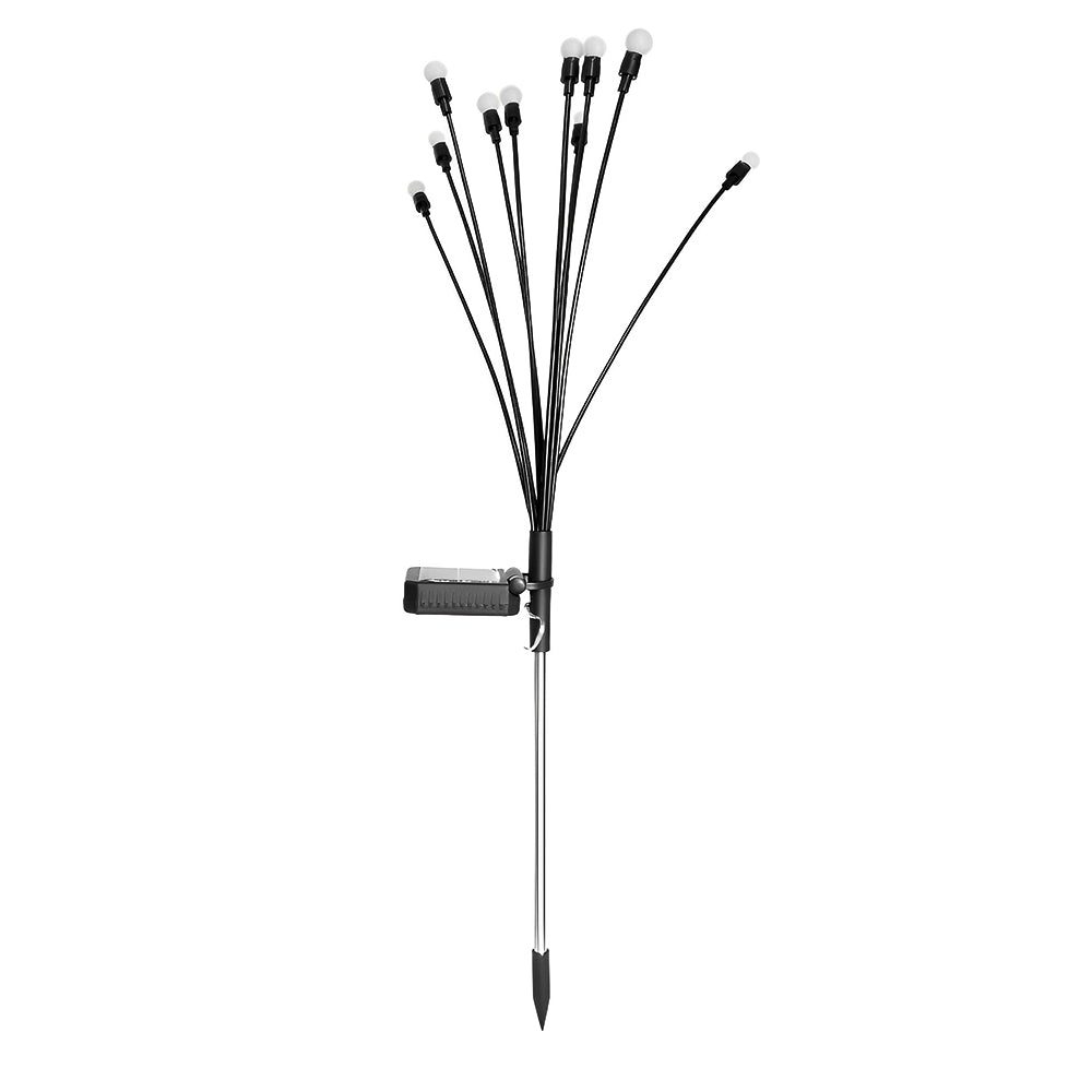 LUMIRO 4 Pack Solar Garden Lights Outdoor Firefly Lights