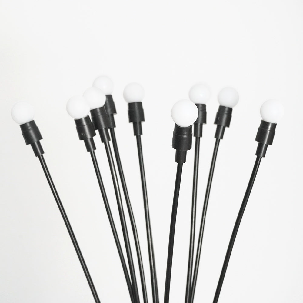 LUMIRO 4 Pack Solar Garden Lights Outdoor Firefly Lights