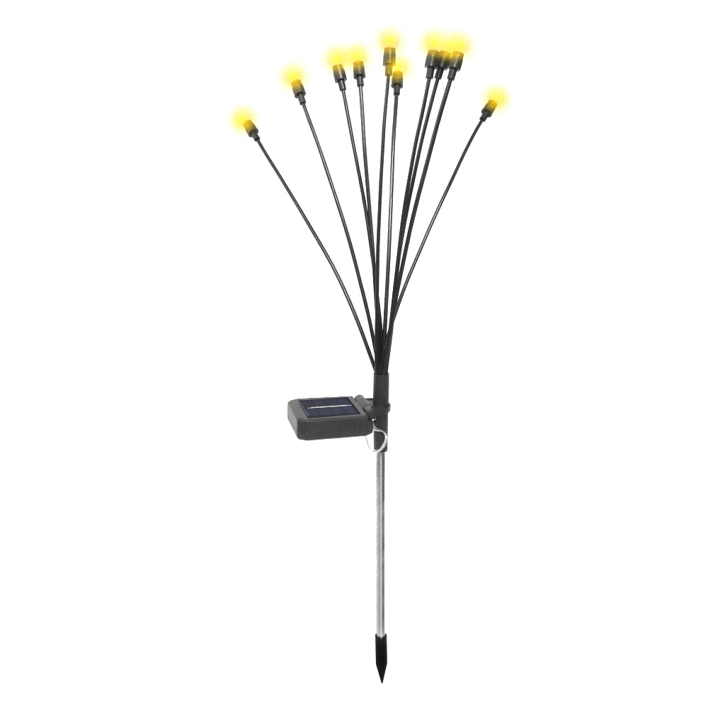 LUMIRO 4 Pack Solar Garden Lights Outdoor Firefly Lights