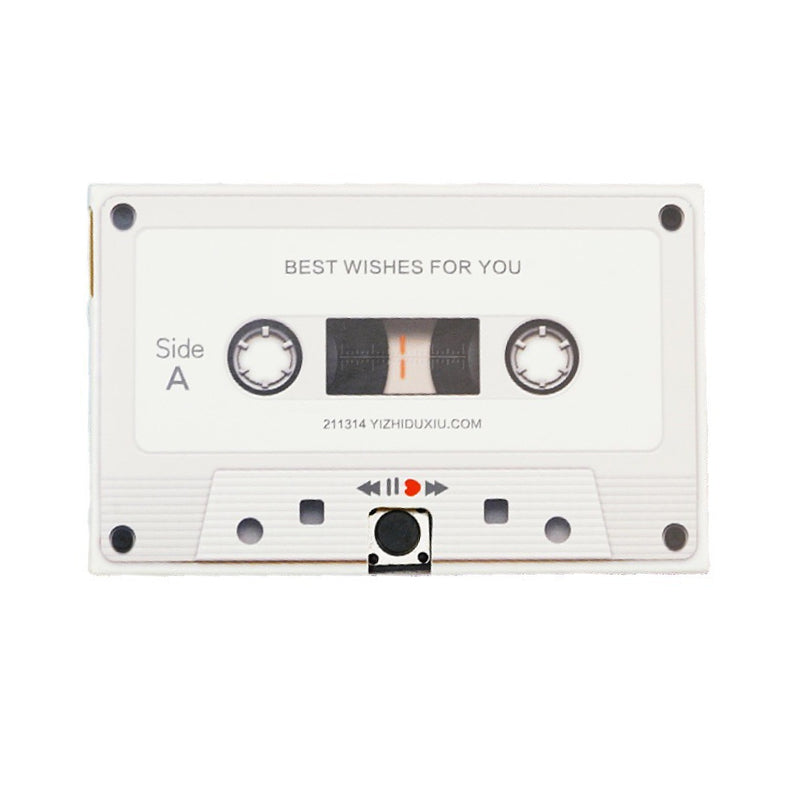 Old Fashioned Tape Retro Voice Message and Short Greeting Recorder