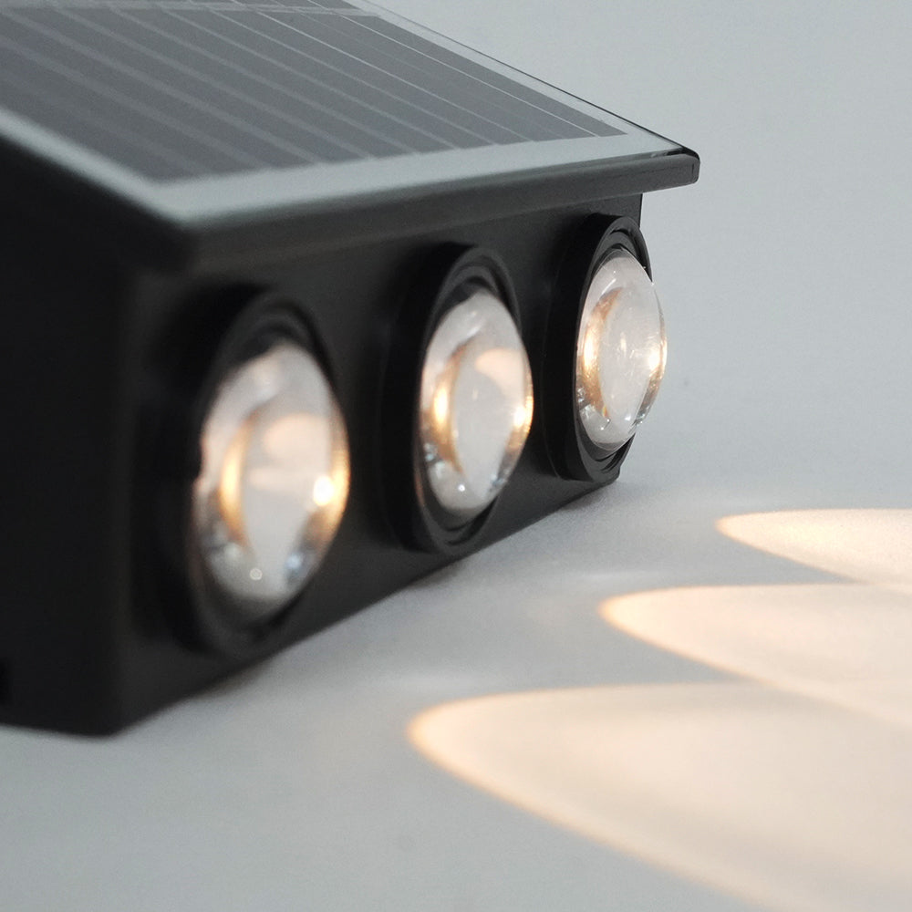 LUMIRO Waterproof Outdoor Solar Wall Sconce Light