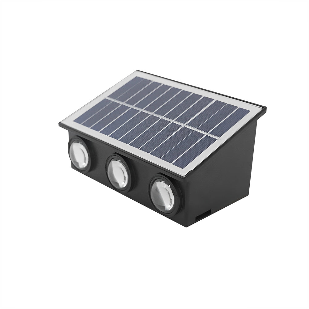 LUMIRO Waterproof Outdoor Solar Wall Sconce Light
