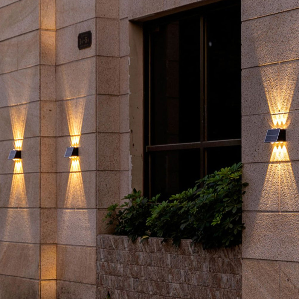LUMIRO Waterproof Outdoor Solar Wall Sconce Light