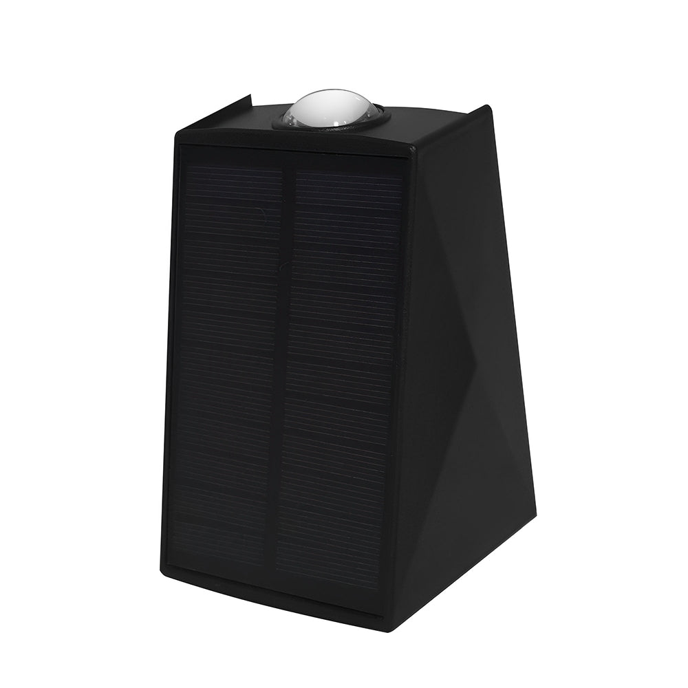 LUMIRO 2 Pack Solar Wall Lights UP and Down Fence Lighting