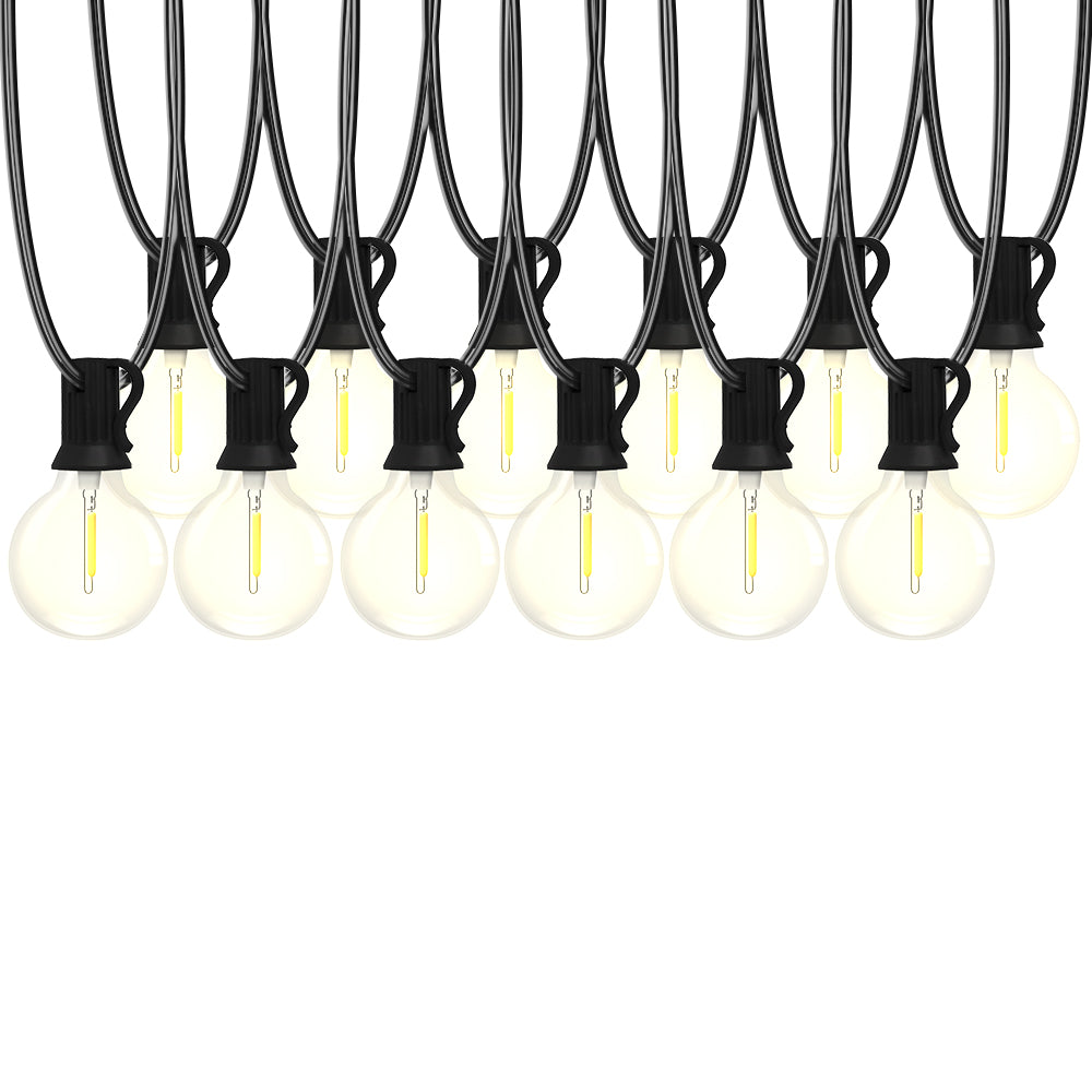 LUMIRO 12-Bulb Solar Patio String Lights | Multiple Modes