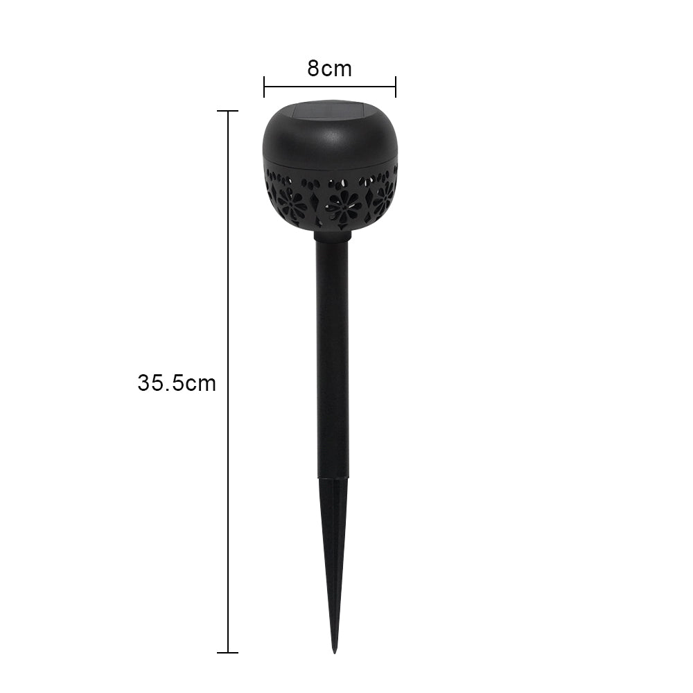 LUMIRO 6 Pack Weatherproof Solar Garden Lights -Warm Light