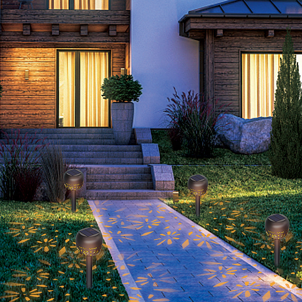 LUMIRO 6 Pack Weatherproof Solar Garden Lights -Warm Light