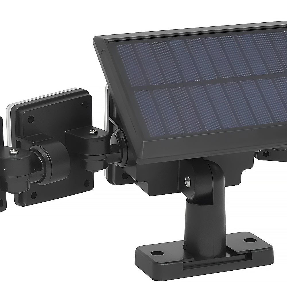 LUMIRO Solar Security Light with Adjustable Head and Motion Sensor - Waterproof Outdoor Wall Light