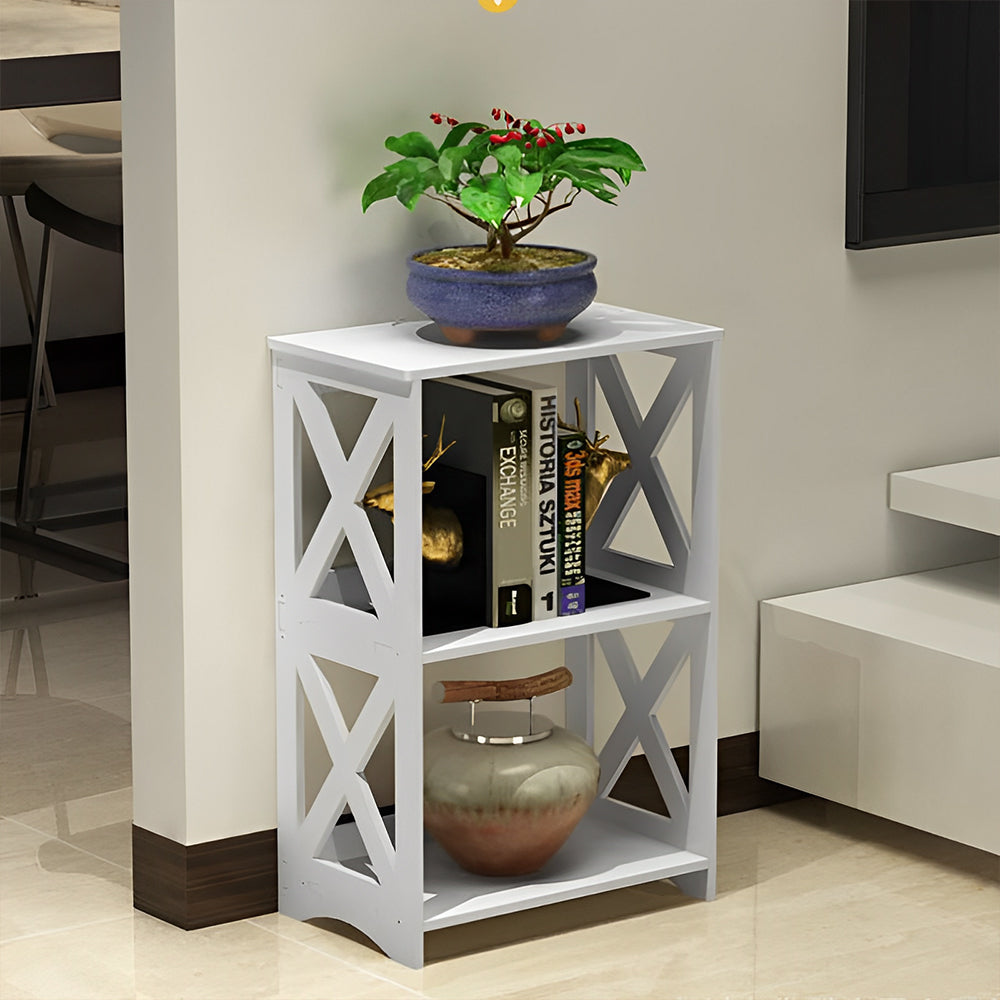 STORFEX 2 Tier End Bedside Table