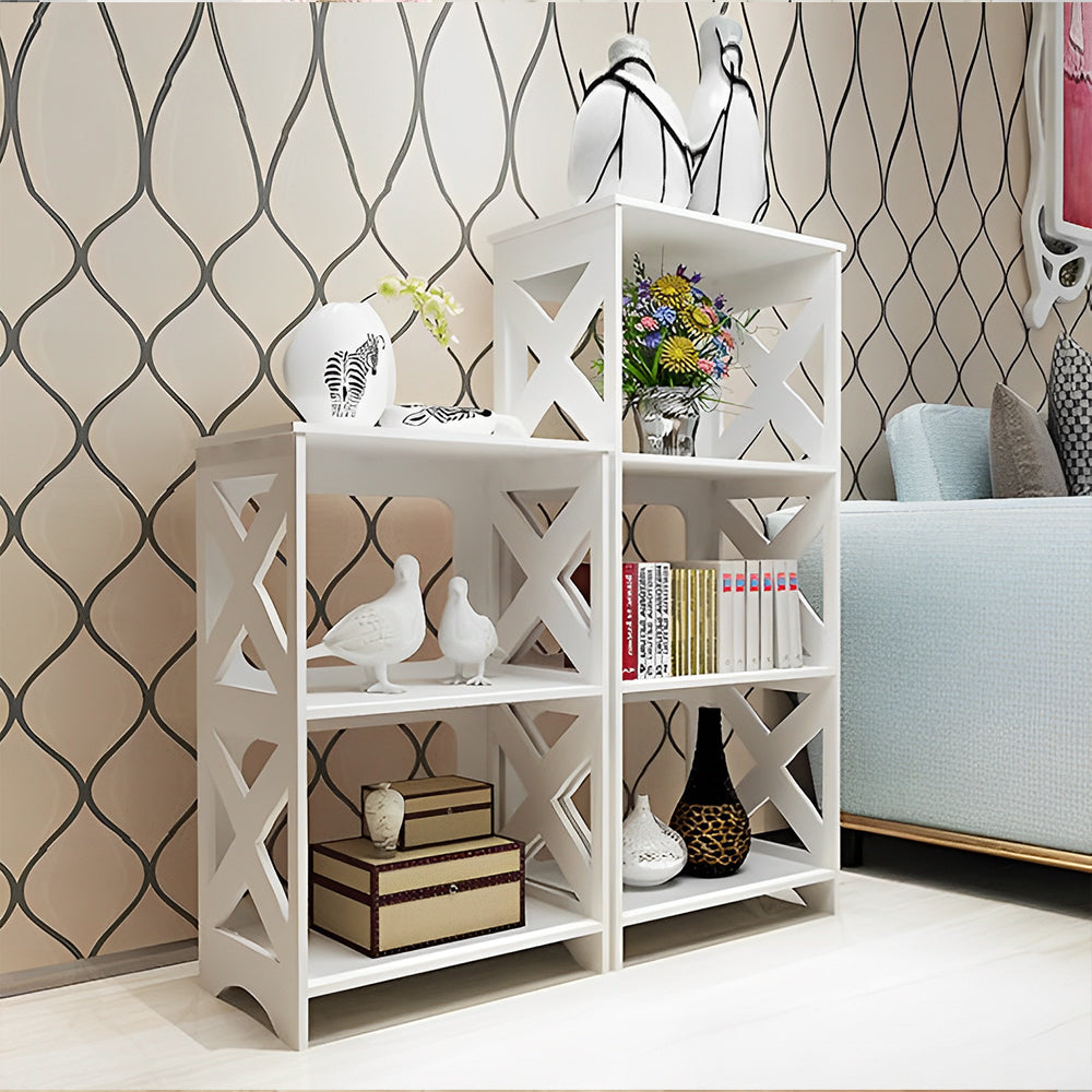 STORFEX 2 Tier End Bedside Table