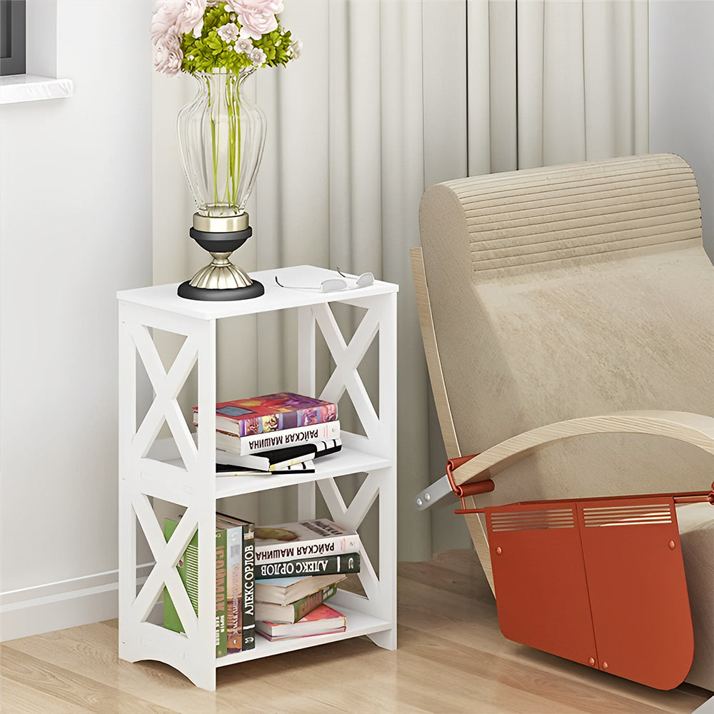 STORFEX 2 Tier End Bedside Table