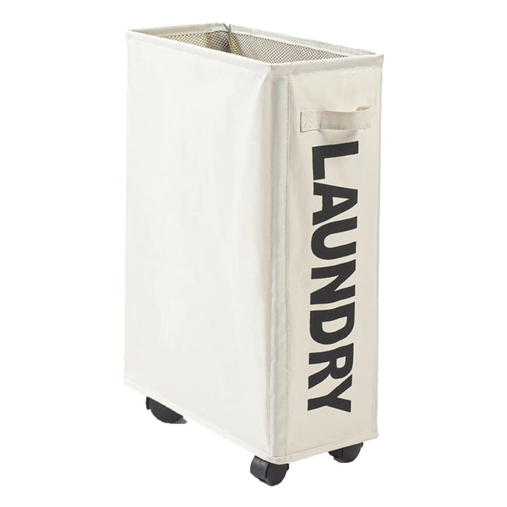 STORFEX Foldable Laundry Basket with Wheels
