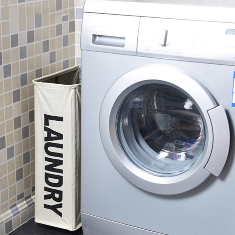 STORFEX Foldable Laundry Basket with Wheels