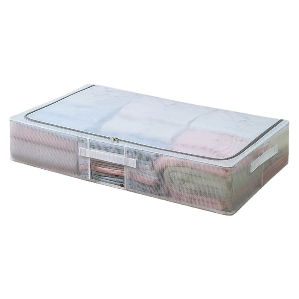 STORFEX Metal Frame Under Bed Storage Containers Cloth Storage Bin