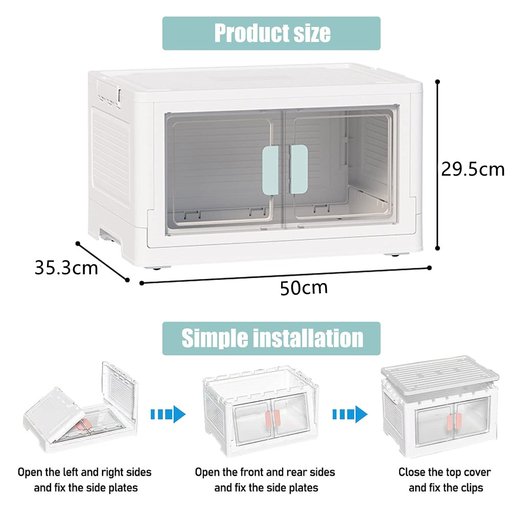 STORFEX Collapsible Storage Bins Closet Organizers
