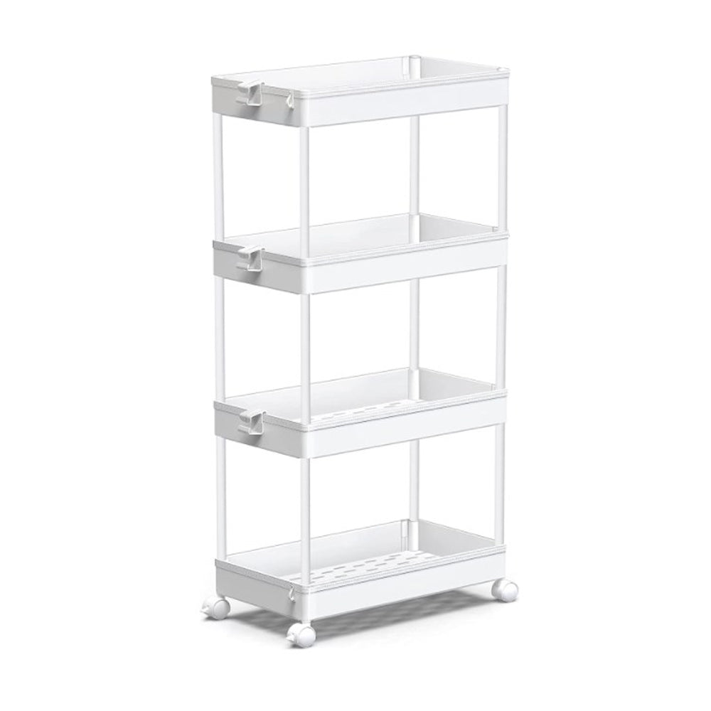 STORFEX 4-Tier Storage Rolling Cart - Organization Utility Cart
