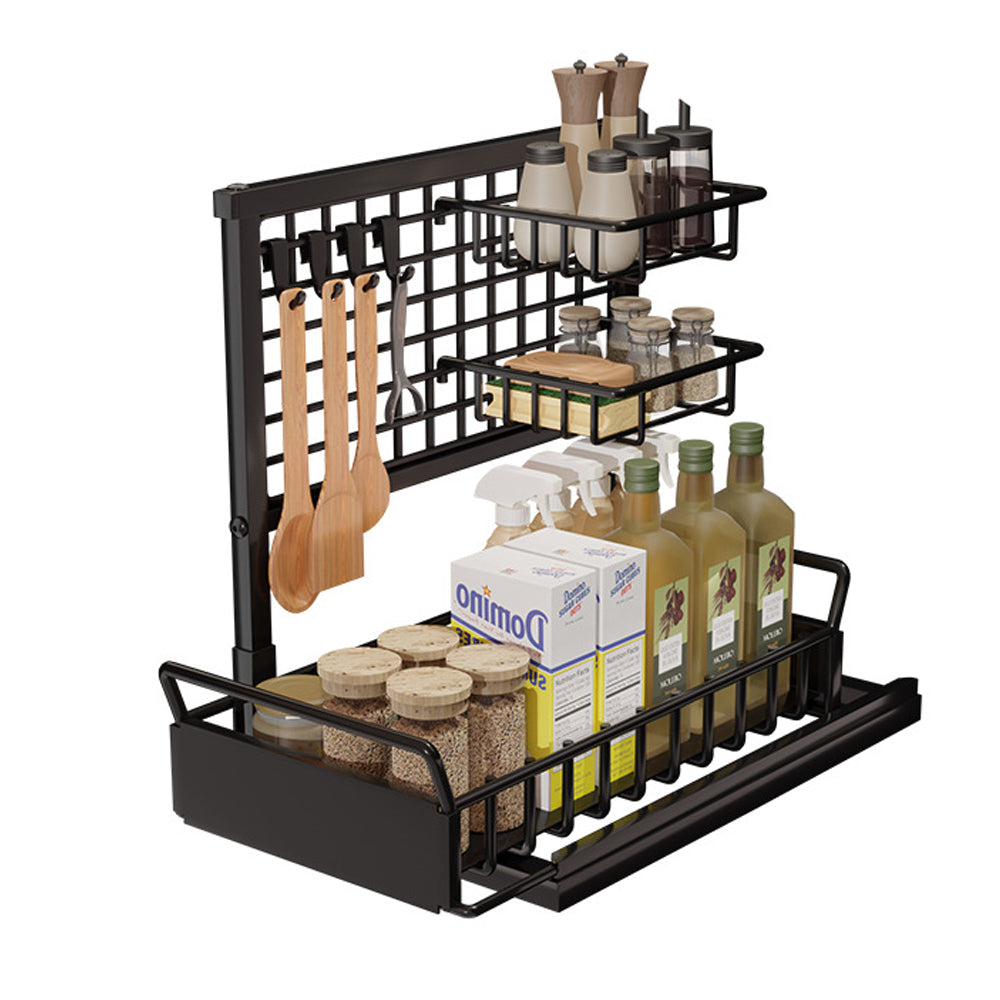 STORFEX 2-Tier Pull Out Cabinet Organizer Under Sink Rack