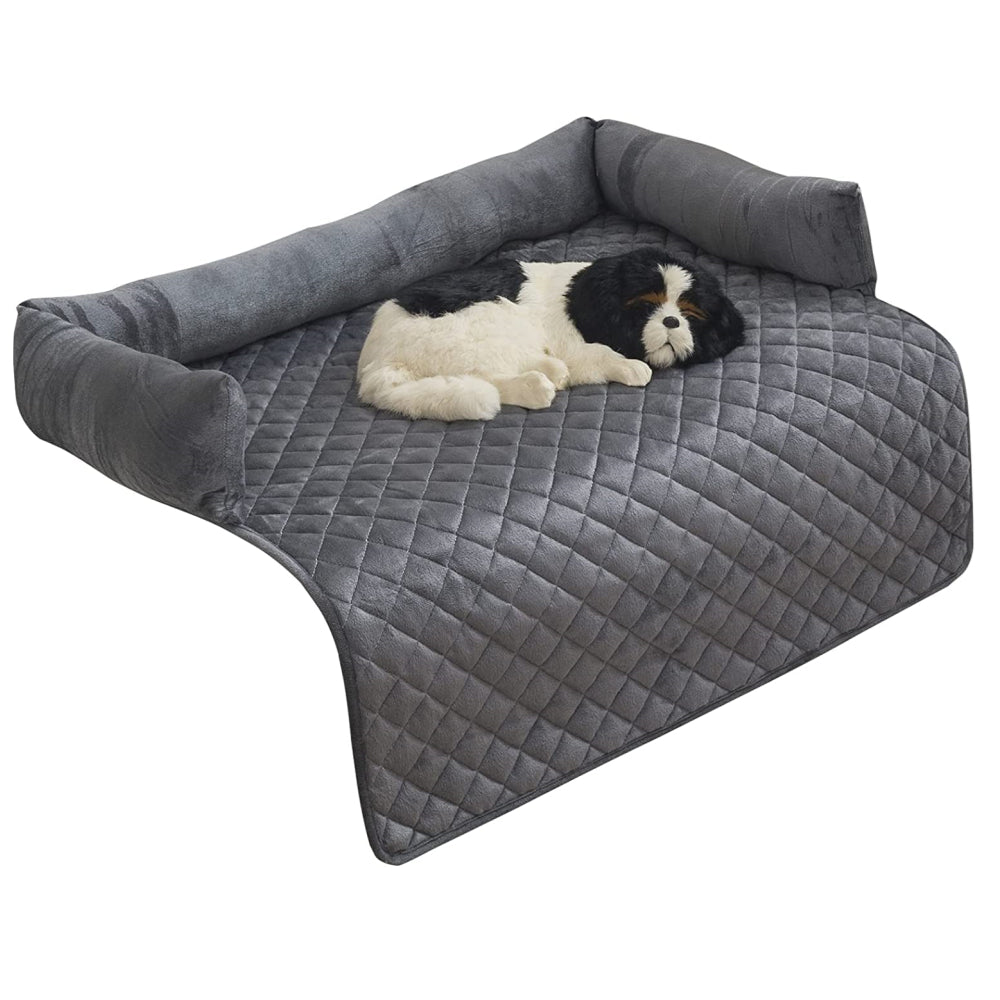  Plush Pet Sofa Cushion with Pillow - Ultimate Comfort for Your Pet_0